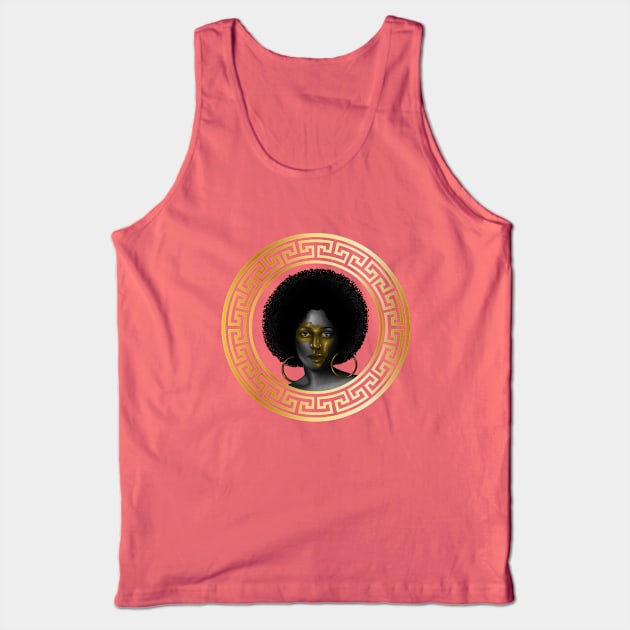 Afro Woman, Poud African Woman Tank Top by dukito